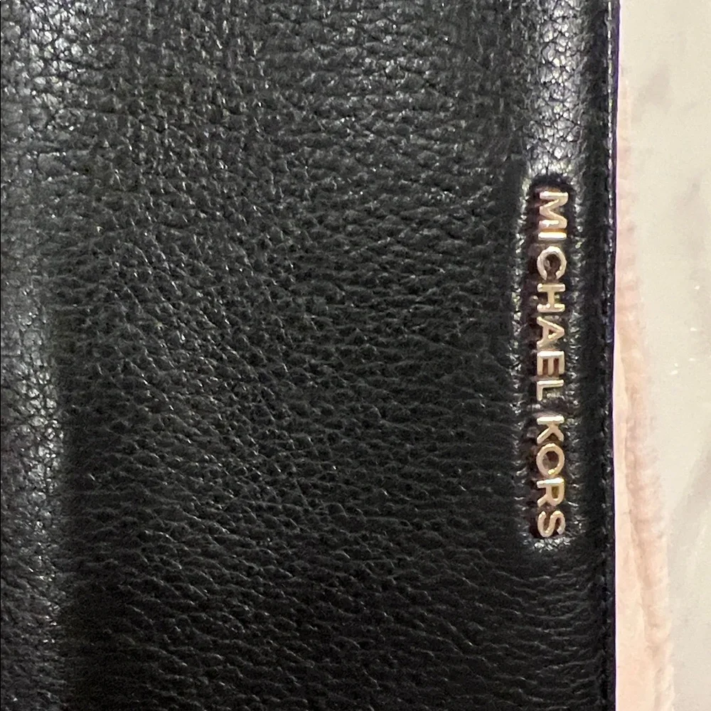 Michael Kors Black Leather Wristlet - Picture 14 of 16